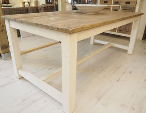 Reclaimed Pine Cottage Style Dining Table - 240cm