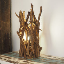 Load image into Gallery viewer, Rustic Wooden Spotlight Lamp - Ace