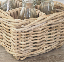 Load image into Gallery viewer, Wicker Oil And Vinegar Basket