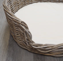 Load image into Gallery viewer, Wicker Dog Basket Large