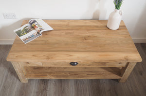 Reclaimed Coffee Table With Drawer