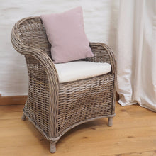 Load image into Gallery viewer, Natural Wicker Tub Chair