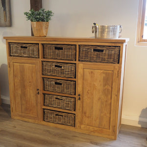 Reclaimed Wood Chest Of Drawers - Large