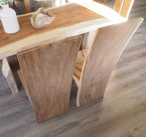 Natural Wood 'Block' Dining Chair