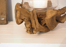 Load image into Gallery viewer, Teak Root Candle Holder - Vonte