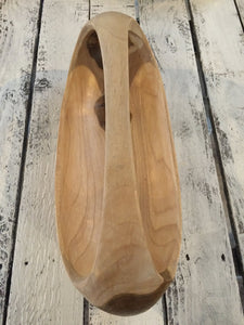 Reclaimed Oval Teak 40cm Root Platter With Handle