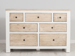 Reclaimed Pine Bude Range Large Chest of Drawers
