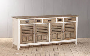 Cottage Wooden Sideboard Large