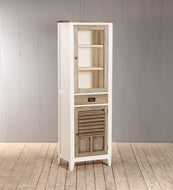 Cottage Wooden Display Cabinet Reclaimed Pine