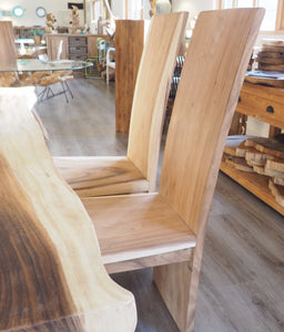 Sustainable Indonesian suar wood dining chair