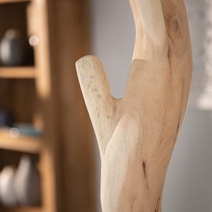 Natural Wood Coat Stand Rustic House Cornwall