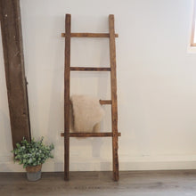 Load image into Gallery viewer, Stylish wooden ladder, perfect for hanging towels and linens